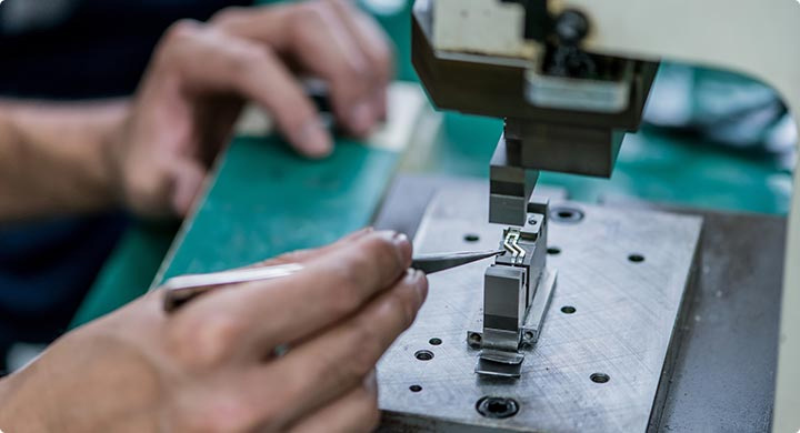 What should be noted during precision metal stamping?